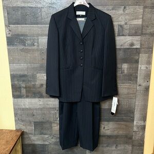 New Black With Gray 3 Piece  Travis Ayers Suit